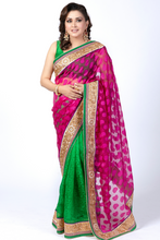 Load image into Gallery viewer, Noor Festive | Parakeet Sari
