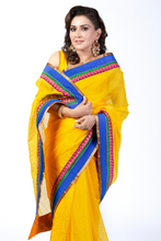 Load image into Gallery viewer, Noor Festive | Lemon Bright Sari

