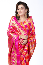 Load image into Gallery viewer, Noor Festive | Tangerine Showstopper Sari
